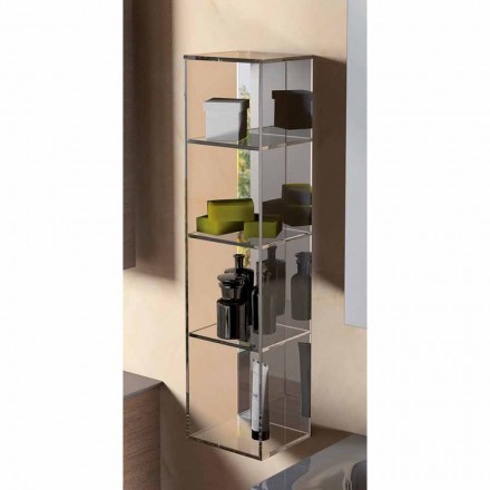 Container cabinet 3 modern design compartments, L180xH900 mm, Adelia Viadurini