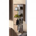 Adelia bathroom cabinet with 3 shelves, L180x H900 mm