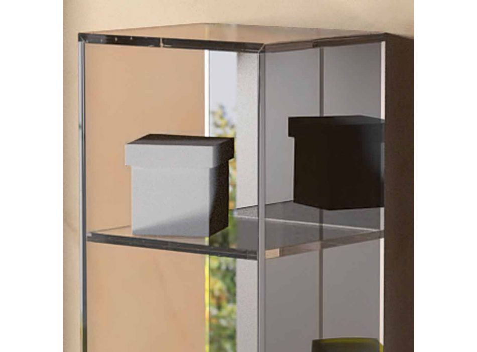 Container cabinet 3 modern design compartments, L180xH900 mm, Adelia Viadurini