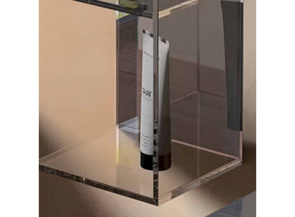 Container cabinet 3 modern design compartments, L180xH900 mm, Adelia Viadurini