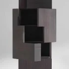 Azalea brushed larch wooden column cabinet Viadurini