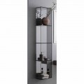 Adelia bathroom cabinet with 4 shelves, L300x H1400 mm