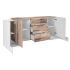 Living Room Furniture 4 Doors and 3 Drawers in Wood 3 Finishes - Terenzio Viadurini