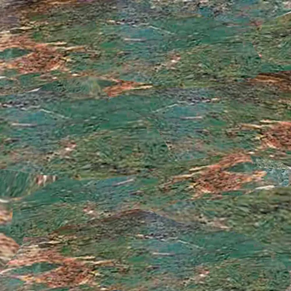 Design Furniture in Wood with Round Shelves in Gres Made in Italy - Aspide Viadurini