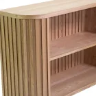 Wooden Bookcase Mobile of Different Sizes - Octopus Viadurini