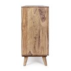 Furniture Sideboard in Sheesham Wood Design with 4 Doors Homemotion - Fregene Viadurini