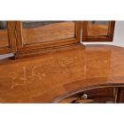 Wooden Dressing Table with Drawers and Mirror Made in Italy - Luxury Viadurini