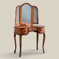 Wooden Dressing Table with Drawers and Mirror Made in Italy - Luxury