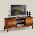 Classic Wooden TV Stand with Inlays Made in Italy - Hastings