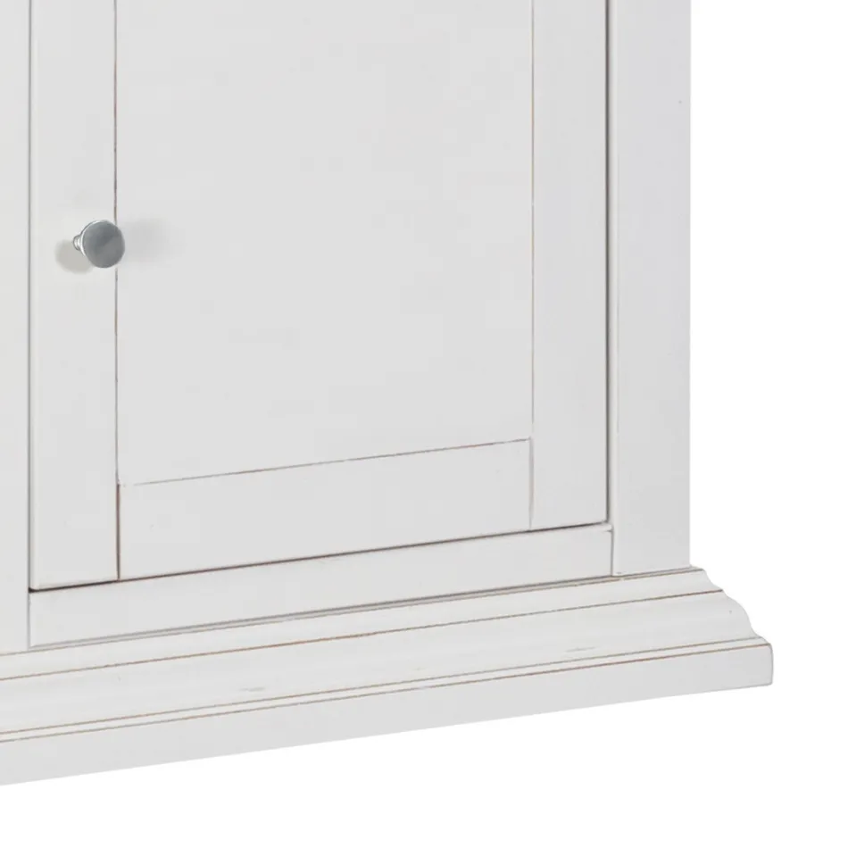 TV stand with 2 doors, 1 drawer and 1 open compartment Made in Italy - Forseti Viadurini