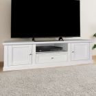 TV stand with 2 doors, 1 drawer and 1 open compartment Made in Italy - Forseti Viadurini