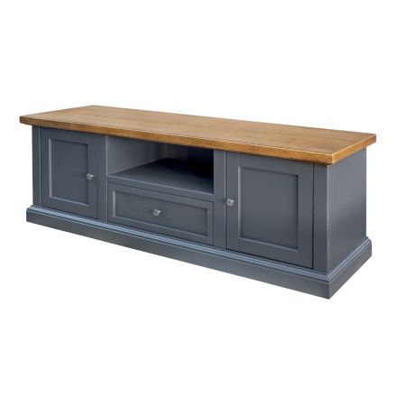 TV stand with 2 doors, 1 drawer and 1 open compartment Made in Italy - Forseti Viadurini