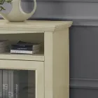 TV stand with 2 doors and 3 open compartments Made in Italy - Ymir Viadurini