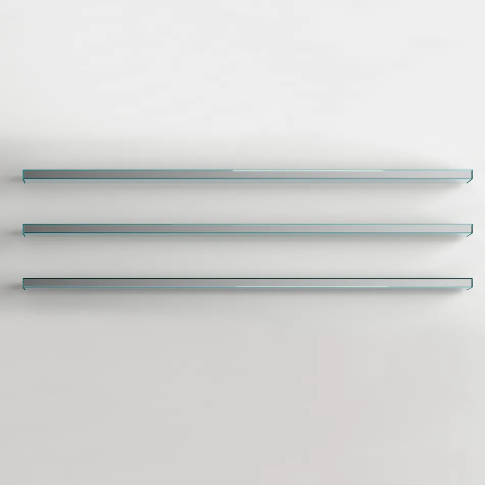 TV stand with 3 shelves and hinged container Made in Italy - Roman Viadurini