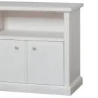 TV stand with open compartment and 2 doors Made in Italy - Alpan Viadurini