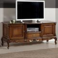 Bassano Wood TV Stand with Made in Italy Decoration - Moloch