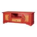 TV Stand in Veneered Wood with Different Finishes Made in Italy - Purusha