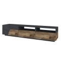 Tv Stand in Melamine Wood Three Colors Made in Italy - Marciano