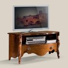 Bassano Walnut TV Cabinet with Drawer Made in Italy - Commodo Viadurini