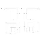 Multifunctional Rotating Cabinet with TV Stand and Integrated Table Made in Italy - Illusione Viadurini