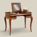 Classic Makeup Dressing Table in Walnut Wood Made in Italy - Hastings
