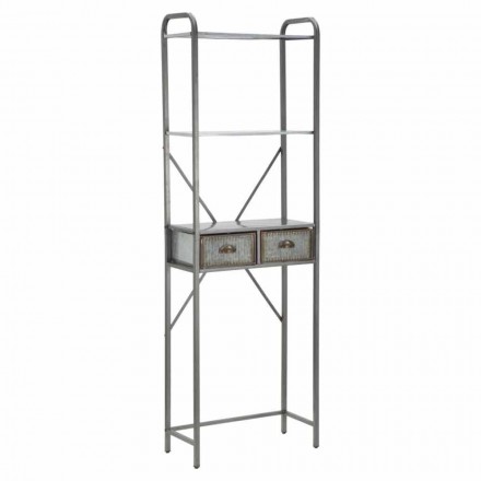 Modern Design Industrial Iron Bathroom Cabinet - Pome Viadurini