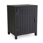 Outdoor Cabinet in Aluminum with 1 Door in Different Finishes - Hotel Viadurini