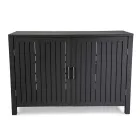 Outdoor Cabinet in Aluminum with 2 Doors in Different Finishes - Hotel Viadurini