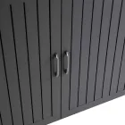 Outdoor Cabinet in Aluminum with 2 Doors in Different Finishes - Hotel Viadurini