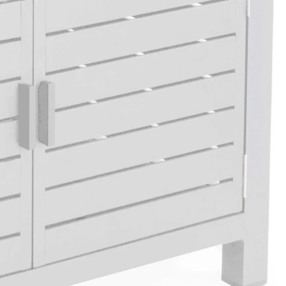 Outdoor Cabinet in Aluminum with 2 Doors - Camera Viadurini