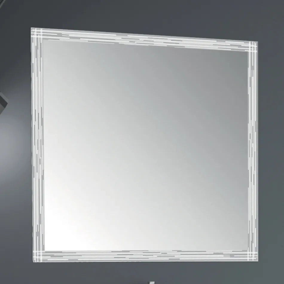 Luxury Design Bathroom Furniture in Wood 90 cm Made in Italy - Cizco Viadurini