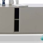 My Home Mirage design sideboard in lacquered MDF H71xL210cm made in Italy Viadurini