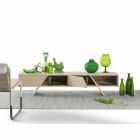 My Home Ray design sideboard MDF matt lacquered L160xH35cm made in Italy Viadurini