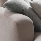 My Home Softly sectional design sofa made in Italy fabric Viadurini
