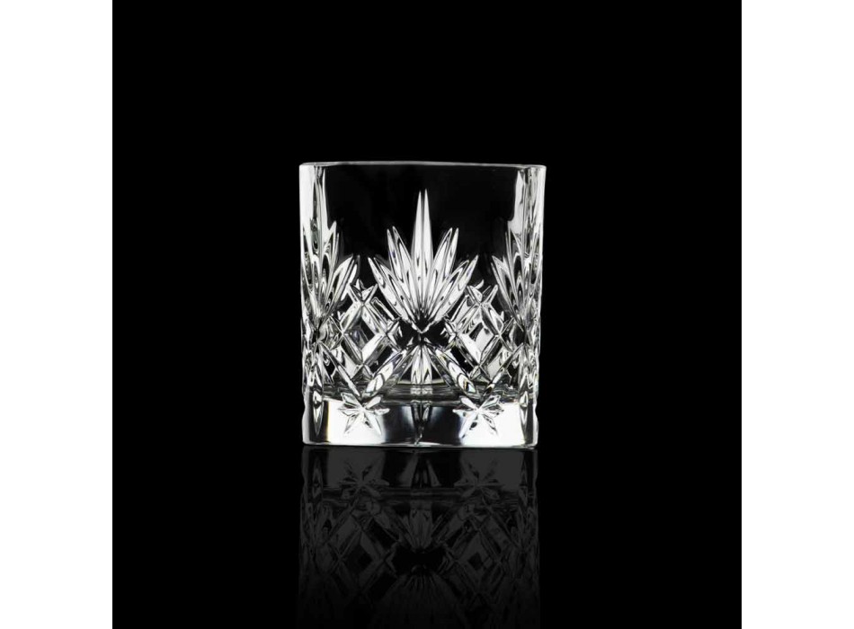 Old Fashioned Tumbler Low Cocktail Glasses 12 Pieces Crystal - Cantabile Viadurini