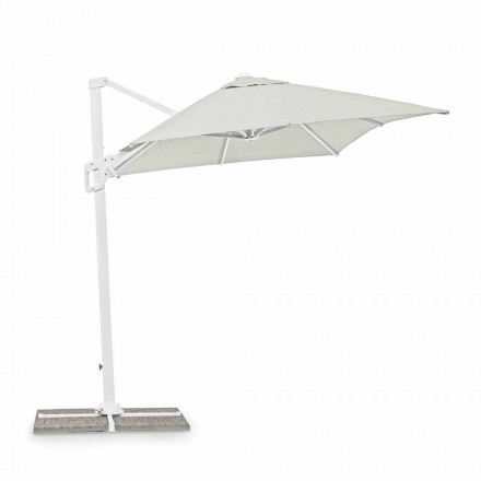 2x3 Outdoor Umbrella in Polyester with Aluminum Structure - Fasma Viadurini