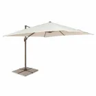 3x3 Outdoor Umbrella with Polyester Cloth and Aluminum Pole - Texas Viadurini