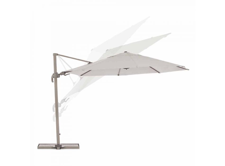 Outdoor Umbrella Diameter 3,5m in Polyester with Aluminum Pole - Linfa Viadurini