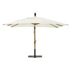 Outdoor Umbrella in Wood and Ecru Polyester 3x4, Homemotion - Passmore Viadurini