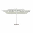 4x4 Garden Umbrella with Natural Color Polyester Fabric - Fasma Viadurini