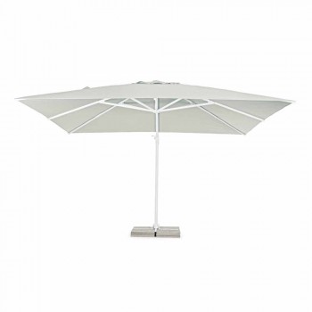 4x4 Garden Umbrella with Natural Color Polyester Fabric - Fasma