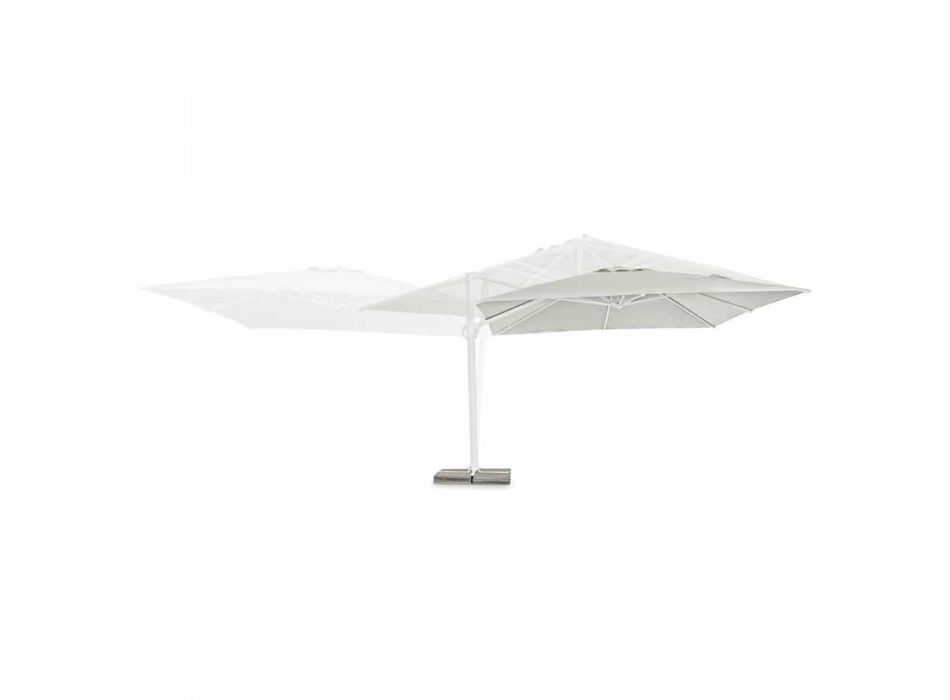 4x4 Garden Umbrella with Natural Color Polyester Fabric - Fasma