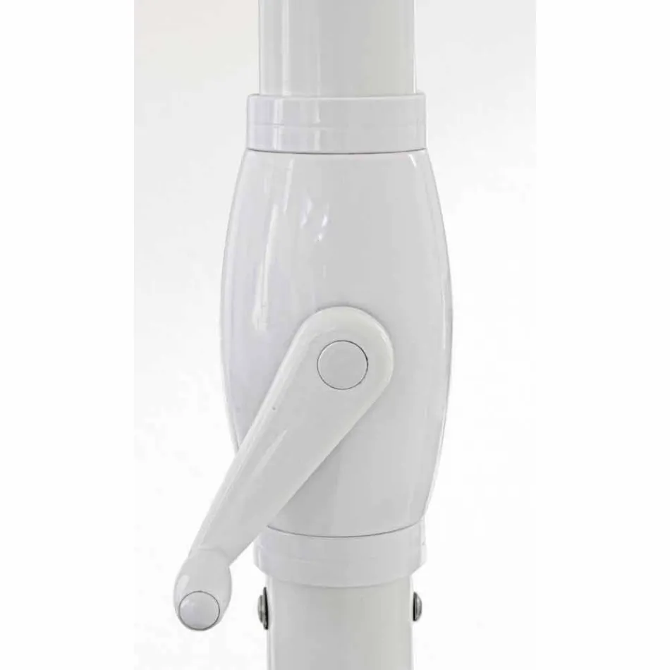 4x4 Garden Umbrella with Polyester Cloth and Steel Base - Nastio Viadurini