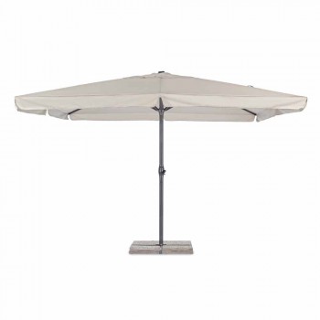 4x4 Garden Umbrella with Polyester Cloth and Steel Base - Nastio