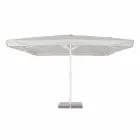 4x4 Garden Umbrella with Polyester Cloth and Steel Base - Nastio Viadurini