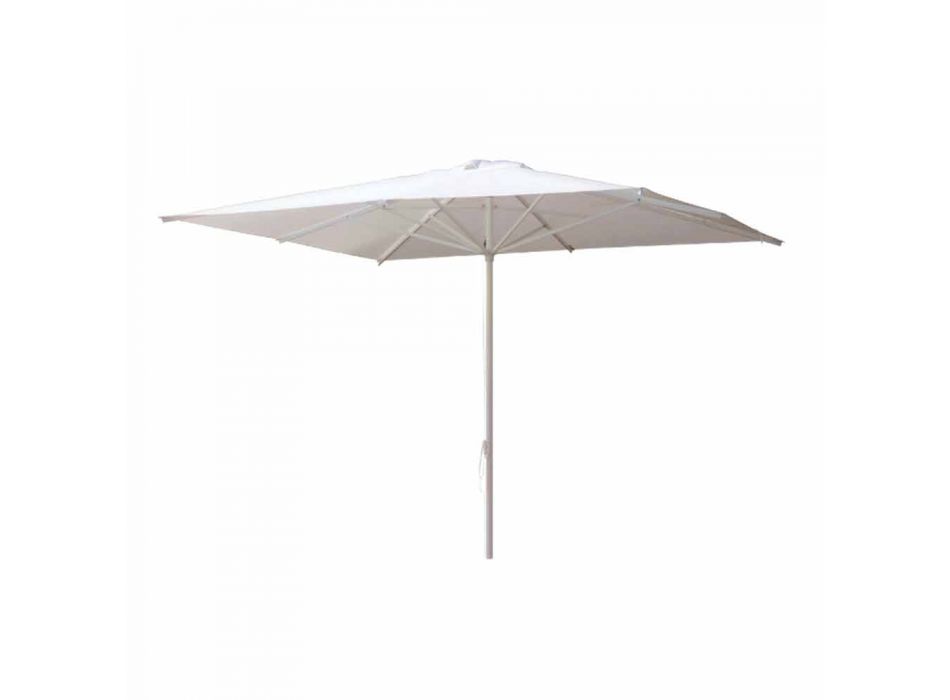 Garden Umbrella in Acrylic Fabric and Aluminum Made in Italy - Solero Viadurini