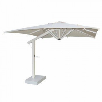 Aluminum Umbrella with White or Anthracite Arm 350x350 cm - Lapillo
