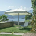 3x3 Meter Square Umbrella in Resin-Coated Polyester - Arbor Viadurini