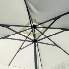 3x3 Meter Square Umbrella in Resin-Coated Polyester - Arbor Viadurini
