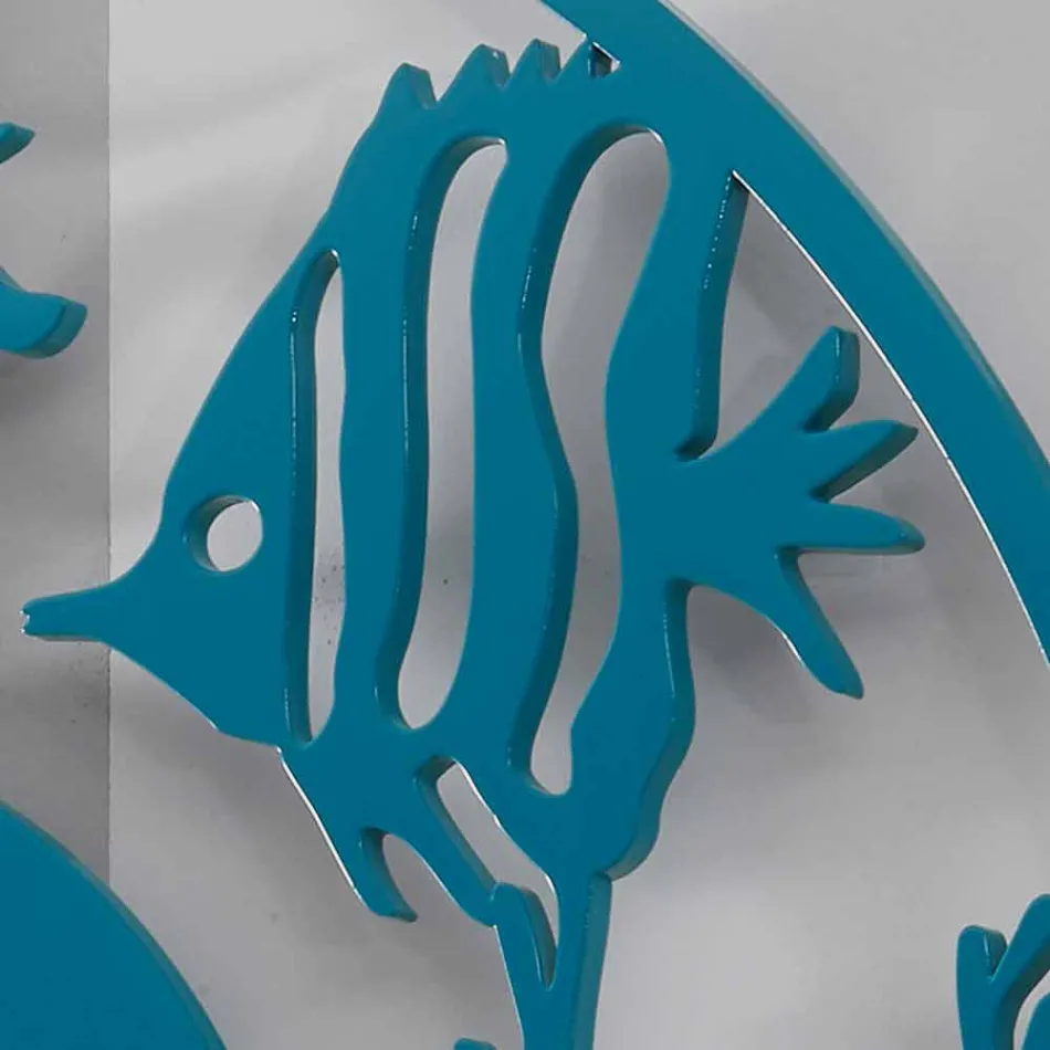 Wall Clock in Wood Design Large Modern Colored Round - Infondoalmar Viadurini